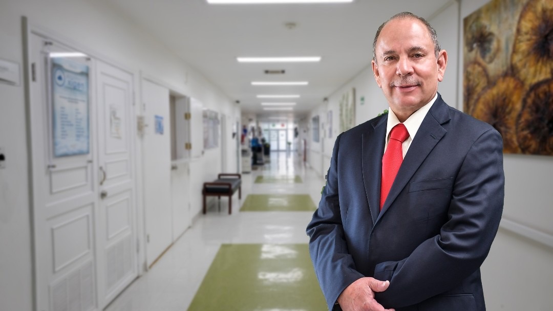 Dr. Ricardo James standing in the clinic hallway